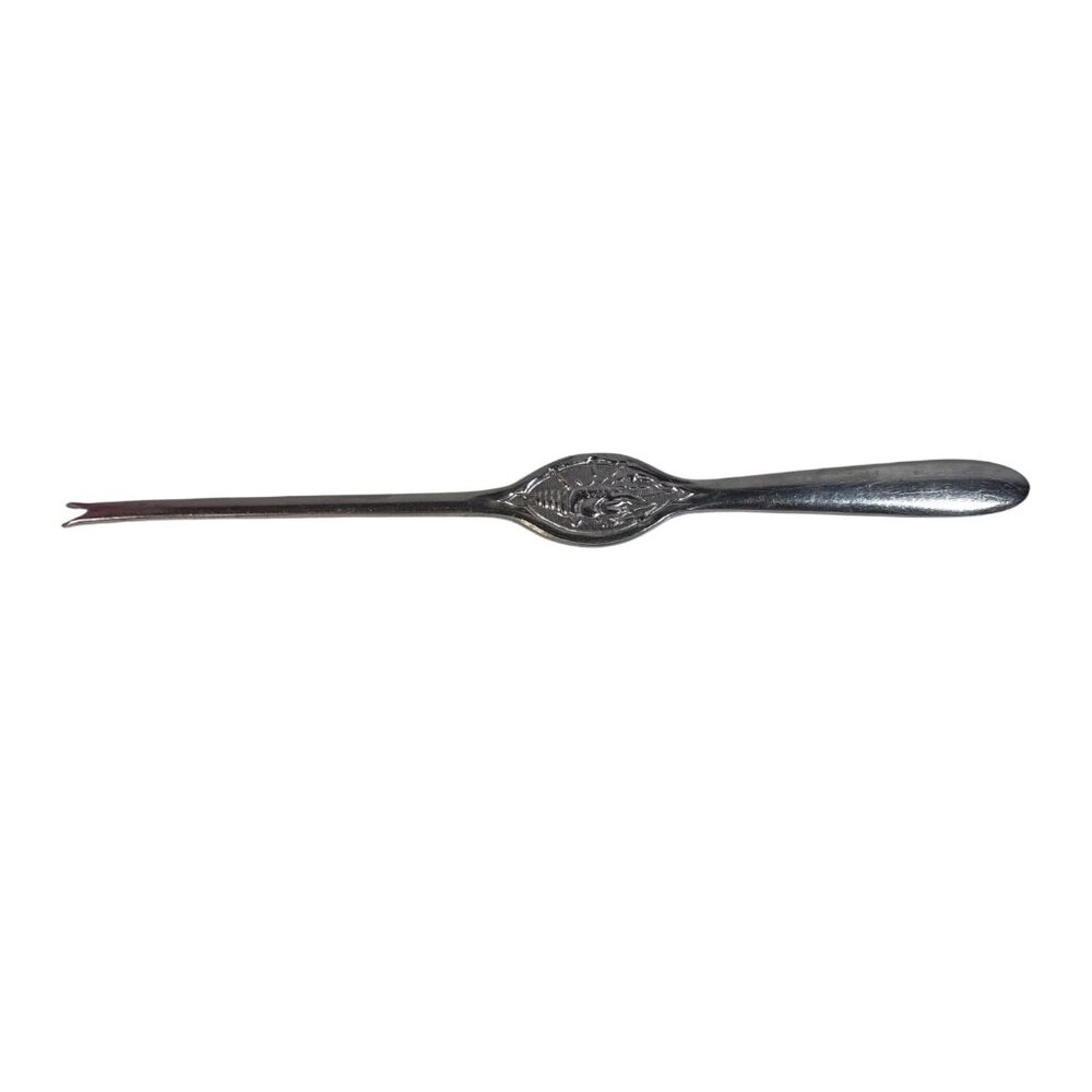 Lobster Pick With Engraved Design Vintage Stainless Steel OB Japan